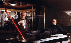 Cena de "007 contra Goldfinger", de 1964.